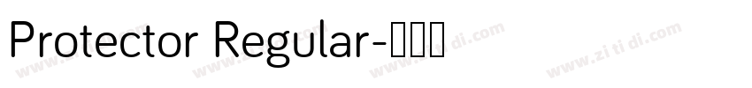 Protector Regular字体转换